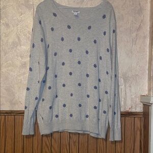 Gray & blue old navy sweater (XL)